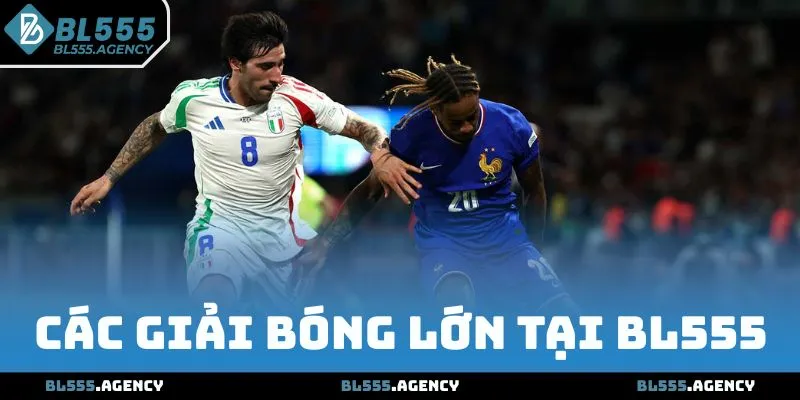 Các giải bóng lớn tại BL555