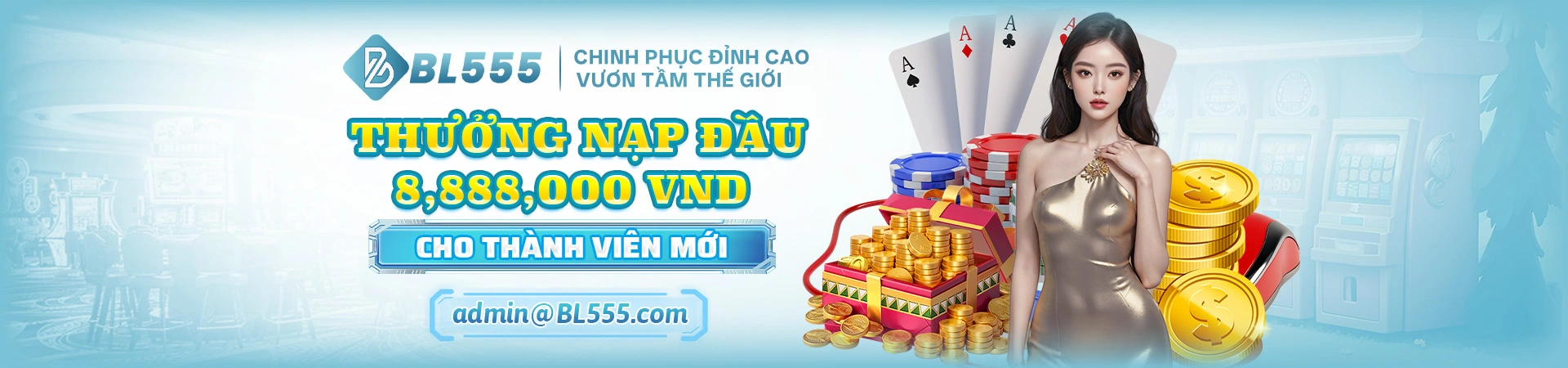 Thành viên mới nạp đầu nhận thưởng lên tới 8888k